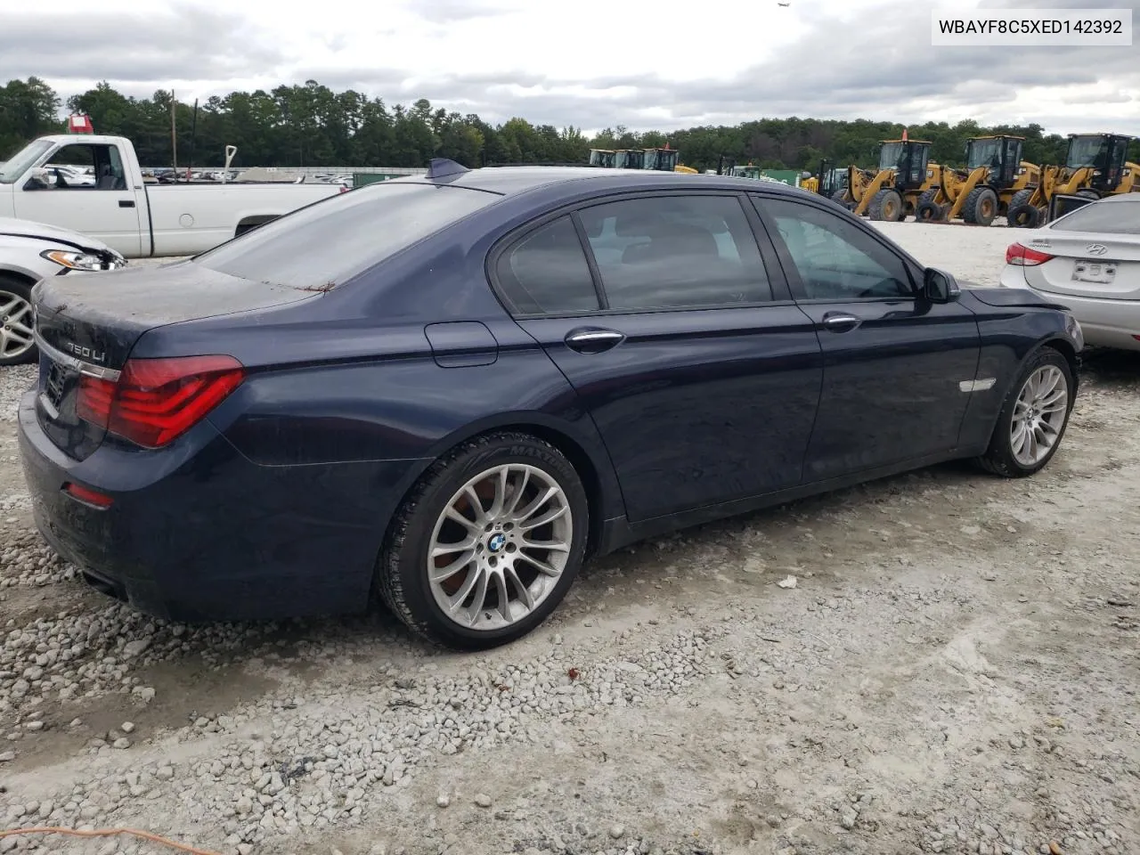 2014 BMW 750 Lxi VIN: WBAYF8C5XED142392 Lot: 72058464