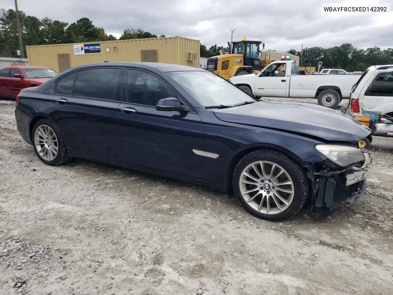 2014 BMW 750 Lxi VIN: WBAYF8C5XED142392 Lot: 72058464