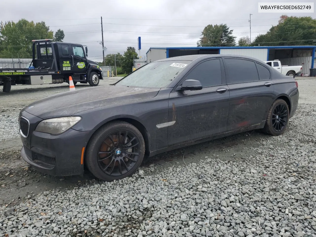 2014 BMW 750 Lxi VIN: WBAYF8C50ED652749 Lot: 72197024