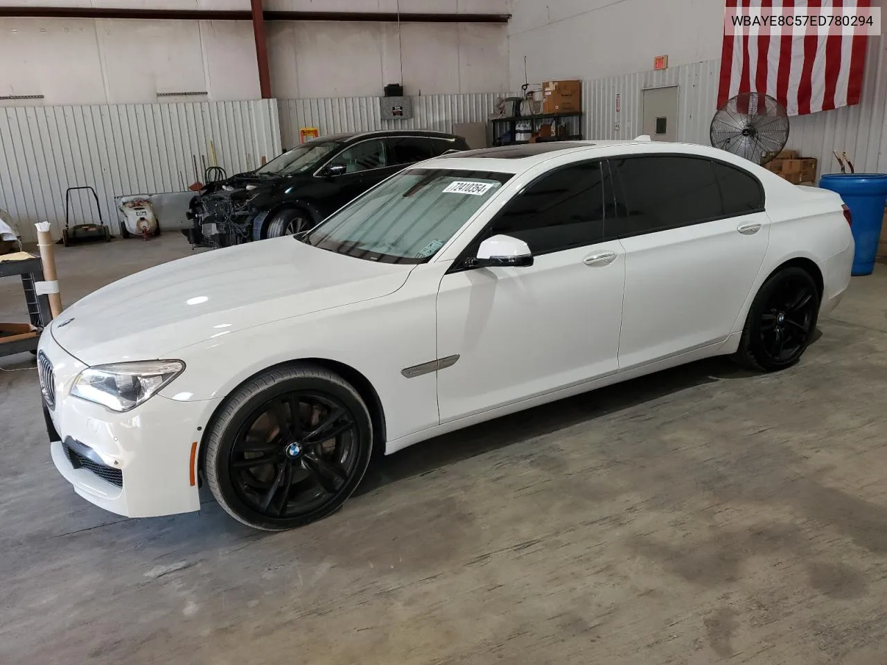 2014 BMW 750 Li VIN: WBAYE8C57ED780294 Lot: 72410354