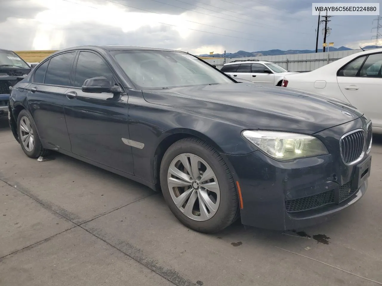 2014 BMW 750 Xi VIN: WBAYB6C56ED224880 Lot: 72554084