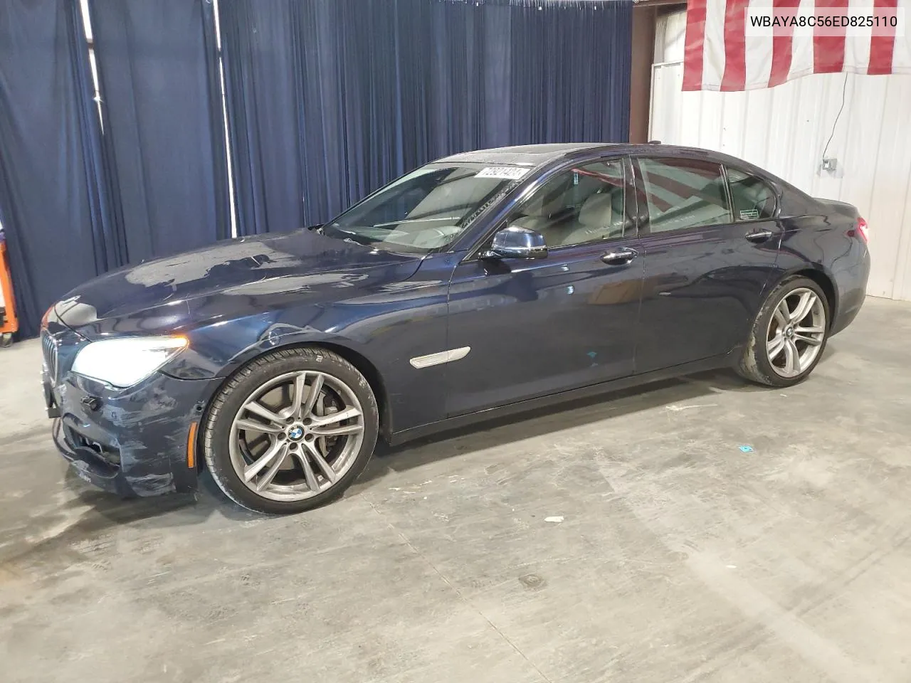 2014 BMW 750 I VIN: WBAYA8C56ED825110 Lot: 72921424