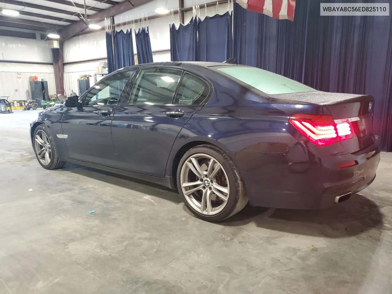 2014 BMW 750 I VIN: WBAYA8C56ED825110 Lot: 72921424