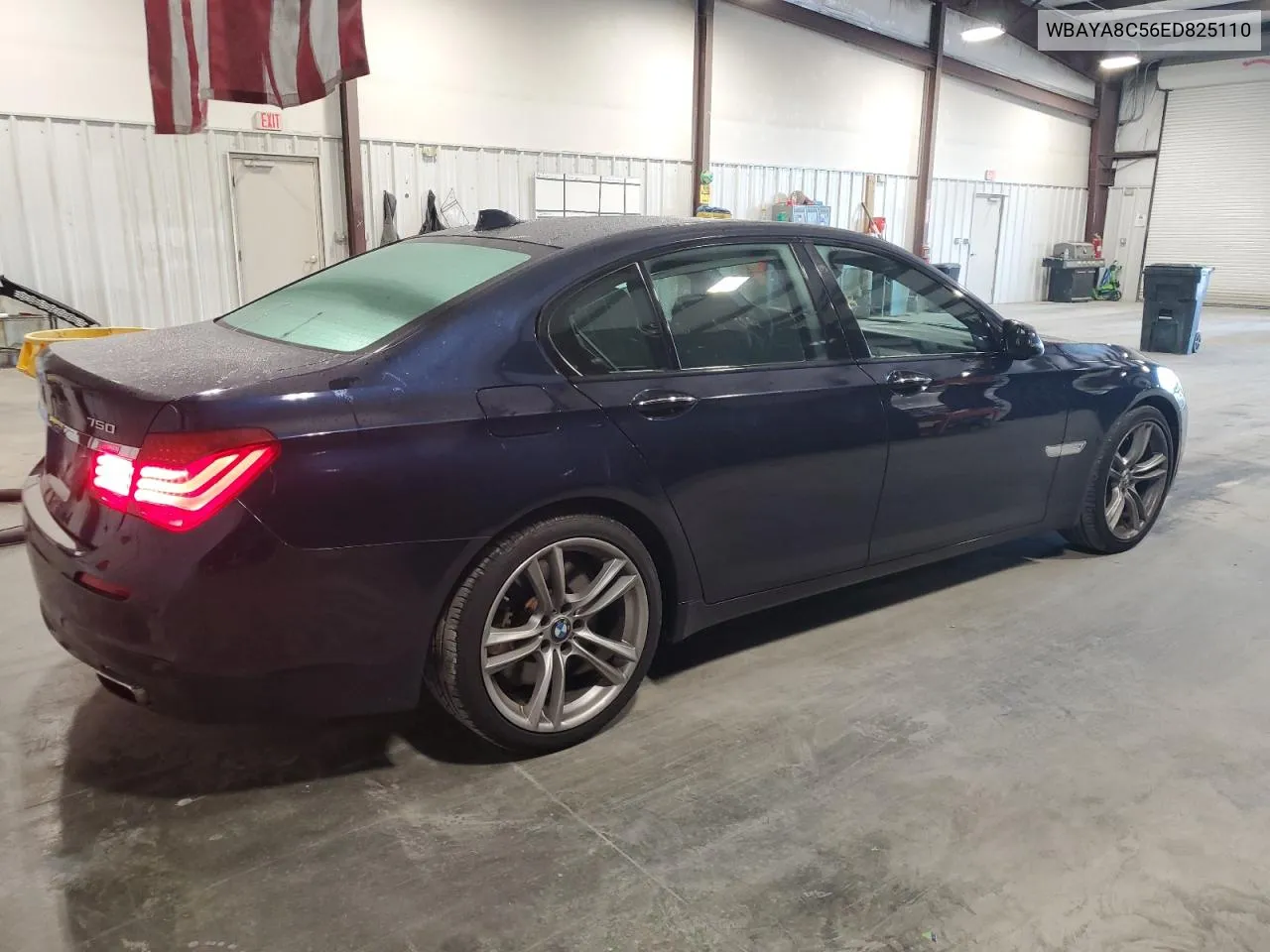 2014 BMW 750 I VIN: WBAYA8C56ED825110 Lot: 72921424