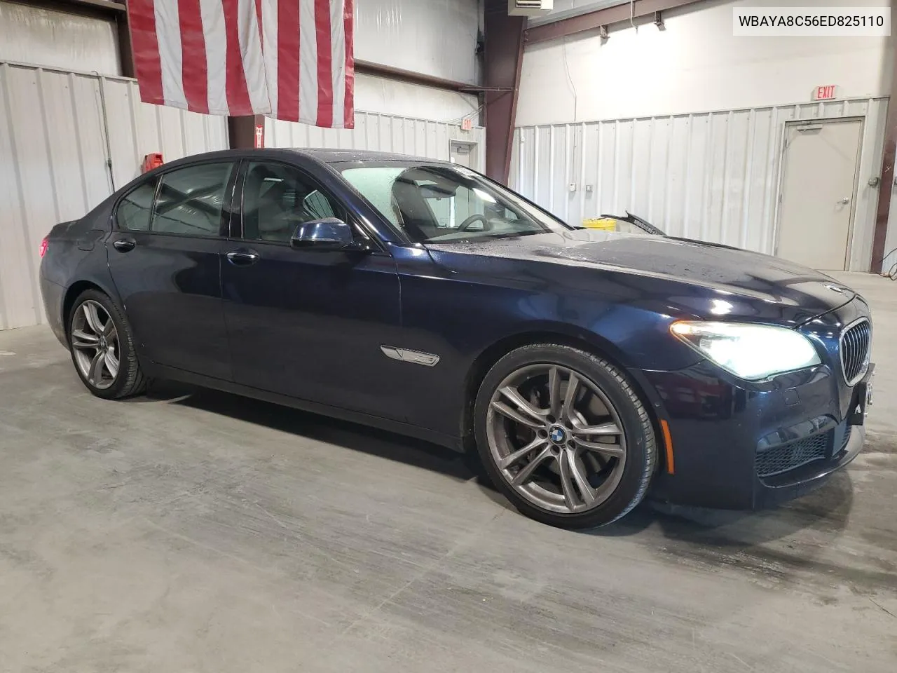 2014 BMW 750 I VIN: WBAYA8C56ED825110 Lot: 72921424