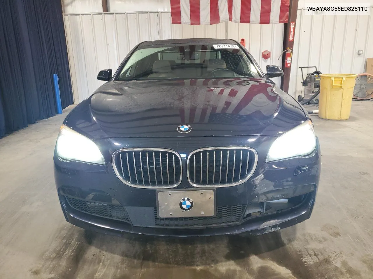 2014 BMW 750 I VIN: WBAYA8C56ED825110 Lot: 72921424