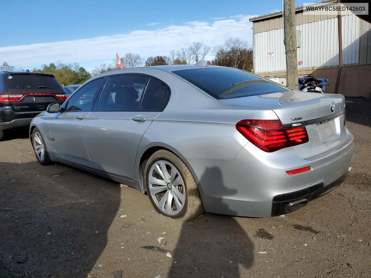 2014 BMW 750 Lxi VIN: WBAYF8C58ED142603 Lot: 74721014