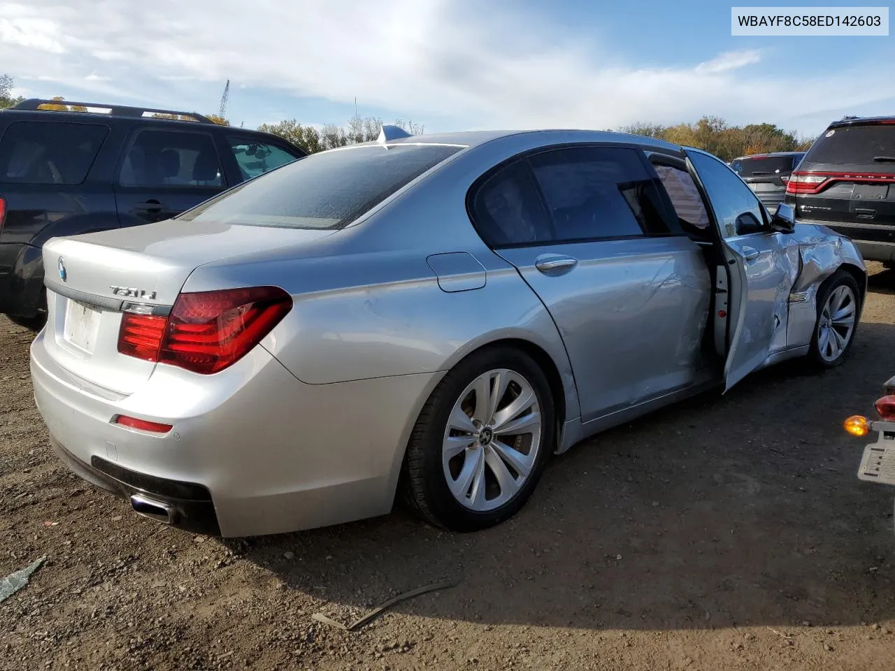 2014 BMW 750 Lxi VIN: WBAYF8C58ED142603 Lot: 74721014