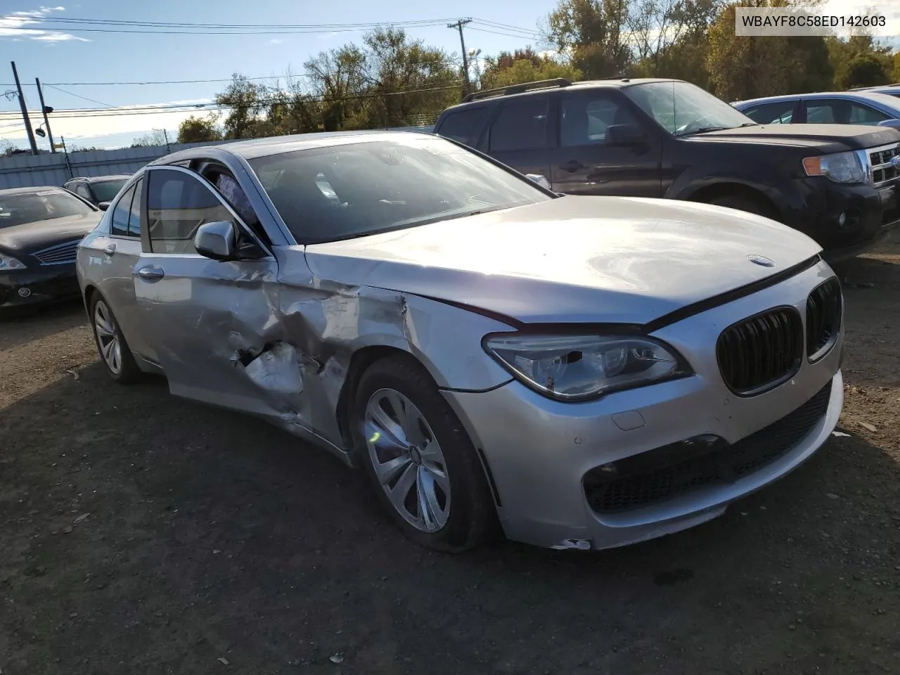 2014 BMW 750 Lxi VIN: WBAYF8C58ED142603 Lot: 74721014