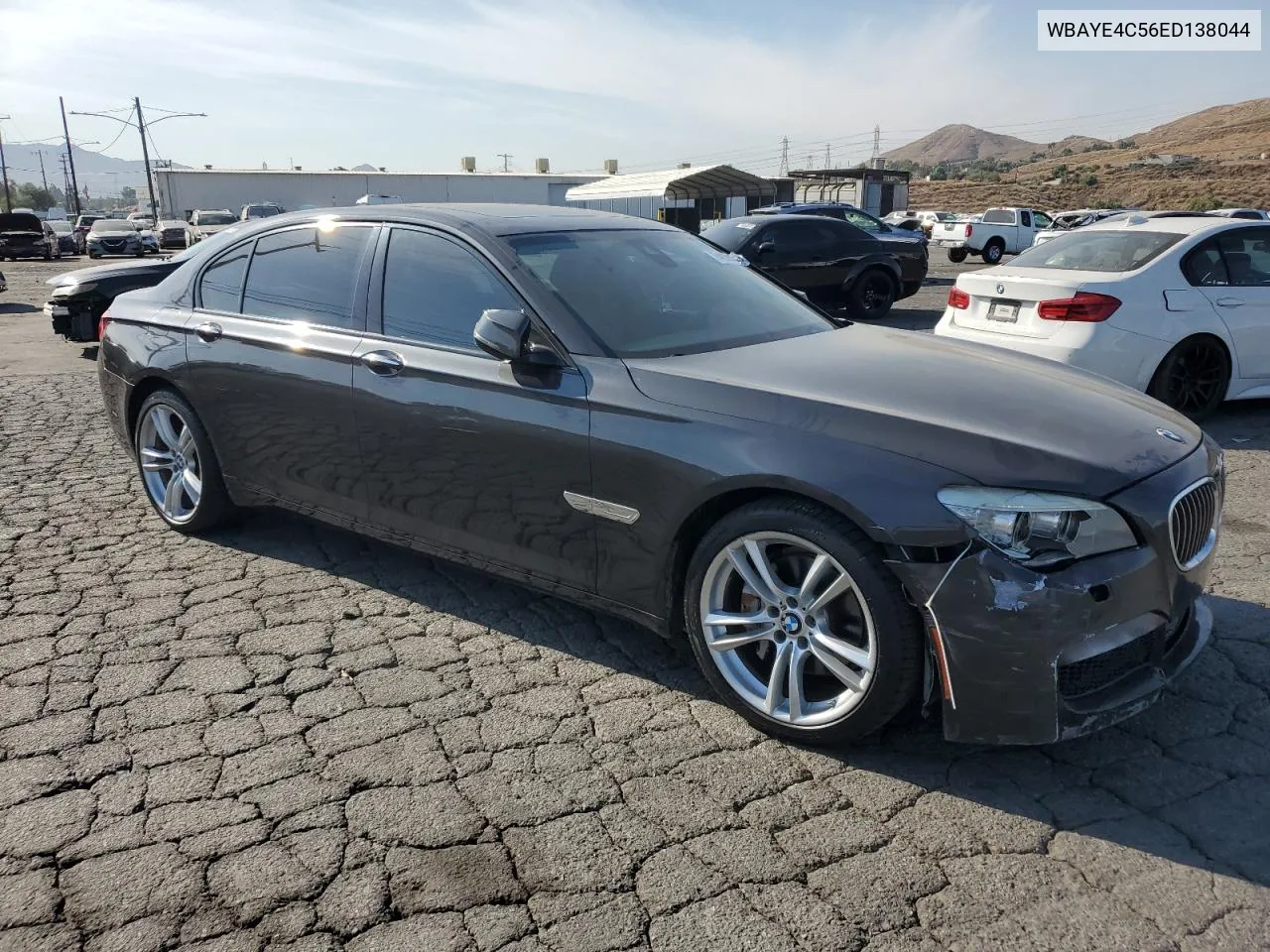 2014 BMW 740 Li VIN: WBAYE4C56ED138044 Lot: 74859434