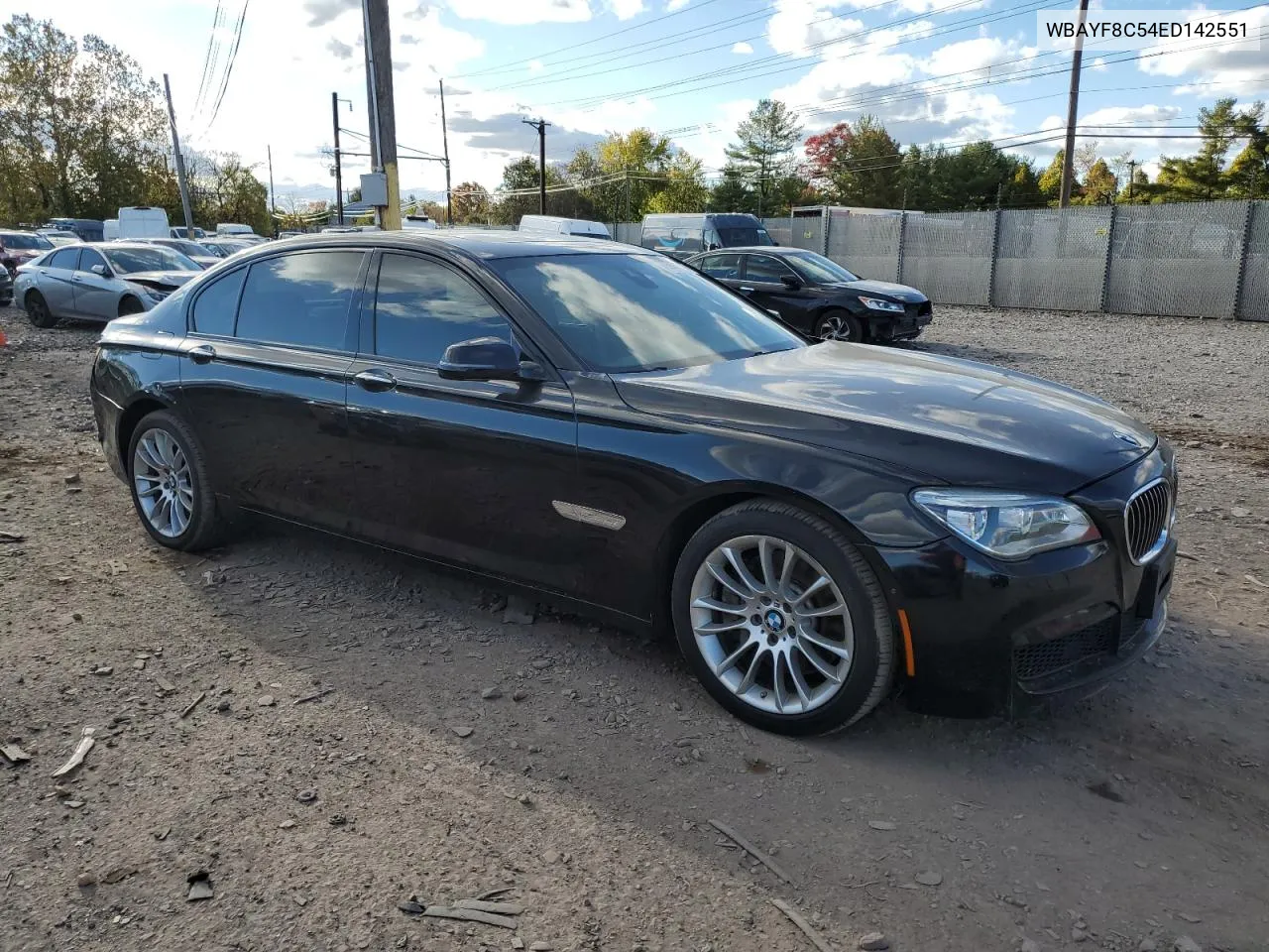 2014 BMW 750 Lxi VIN: WBAYF8C54ED142551 Lot: 75961464