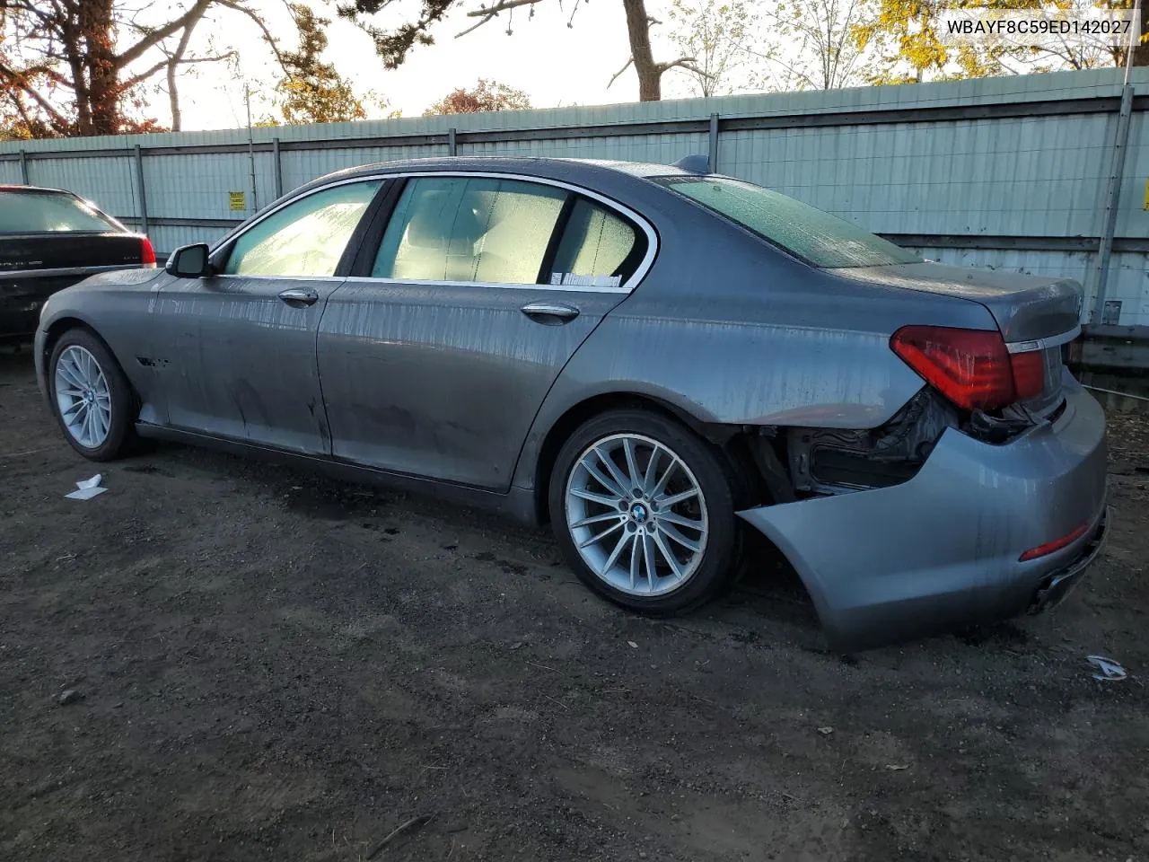 2014 BMW 750 Lxi VIN: WBAYF8C59ED142027 Lot: 76057744