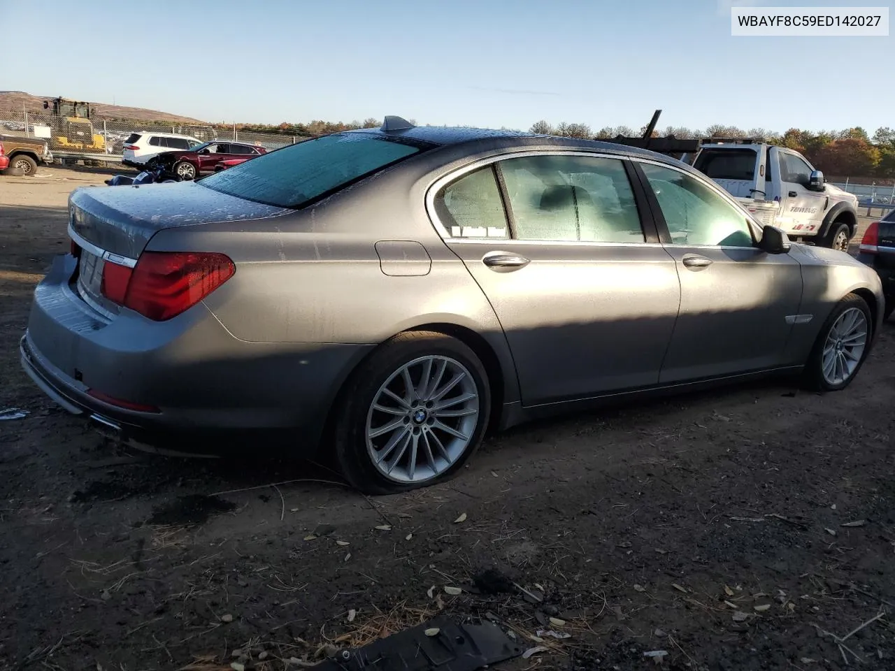 2014 BMW 750 Lxi VIN: WBAYF8C59ED142027 Lot: 76057744