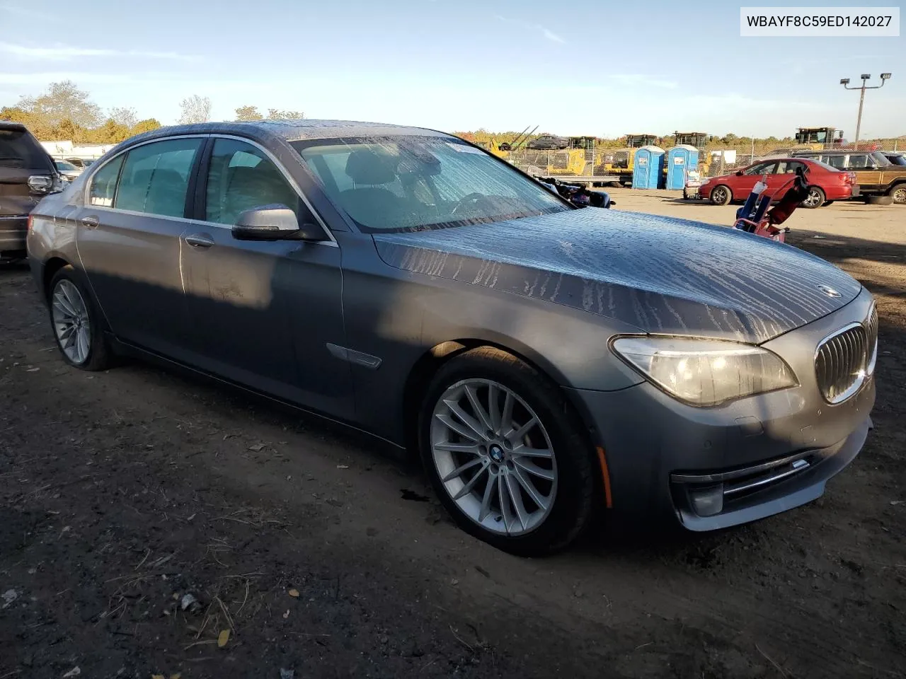 2014 BMW 750 Lxi VIN: WBAYF8C59ED142027 Lot: 76057744