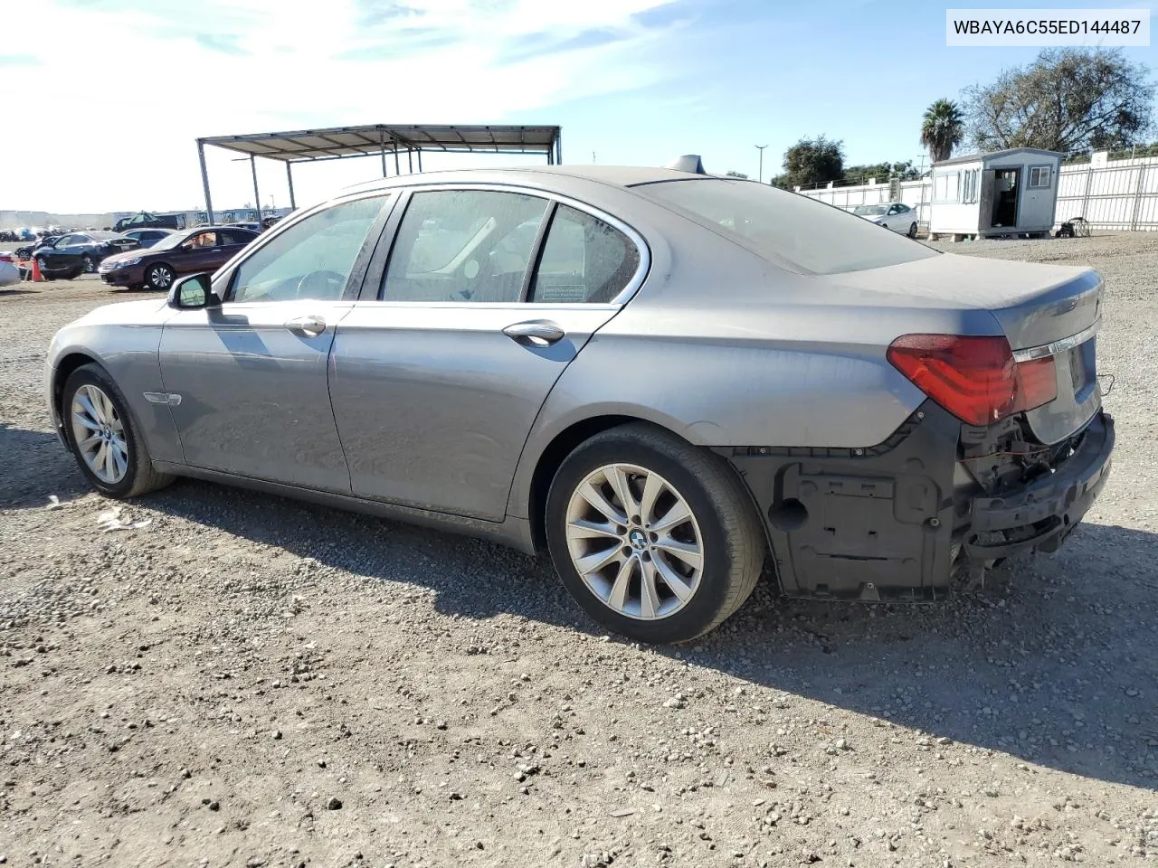 2014 BMW 740 I VIN: WBAYA6C55ED144487 Lot: 77044014