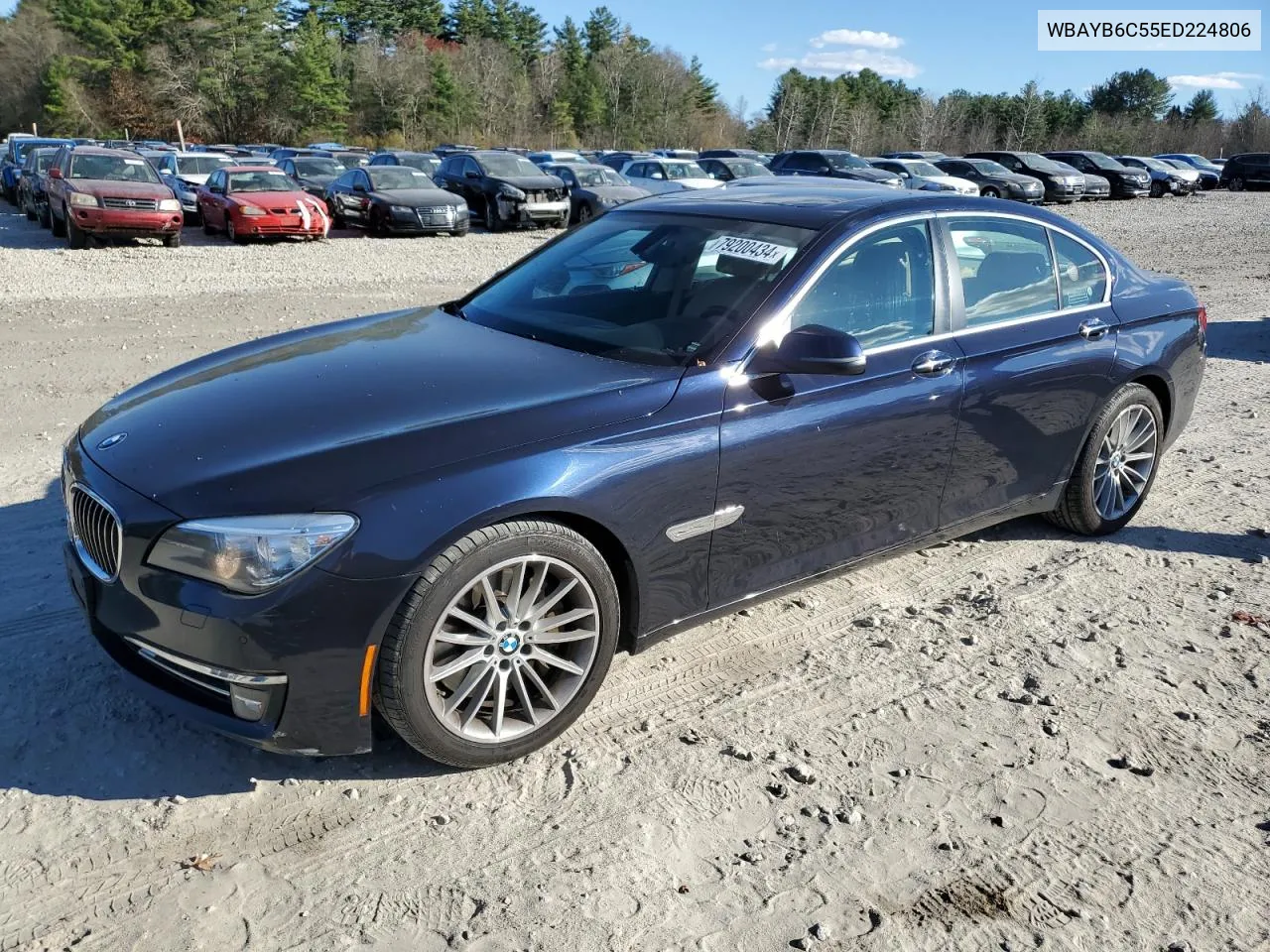 2014 BMW 750 Xi VIN: WBAYB6C55ED224806 Lot: 79200434