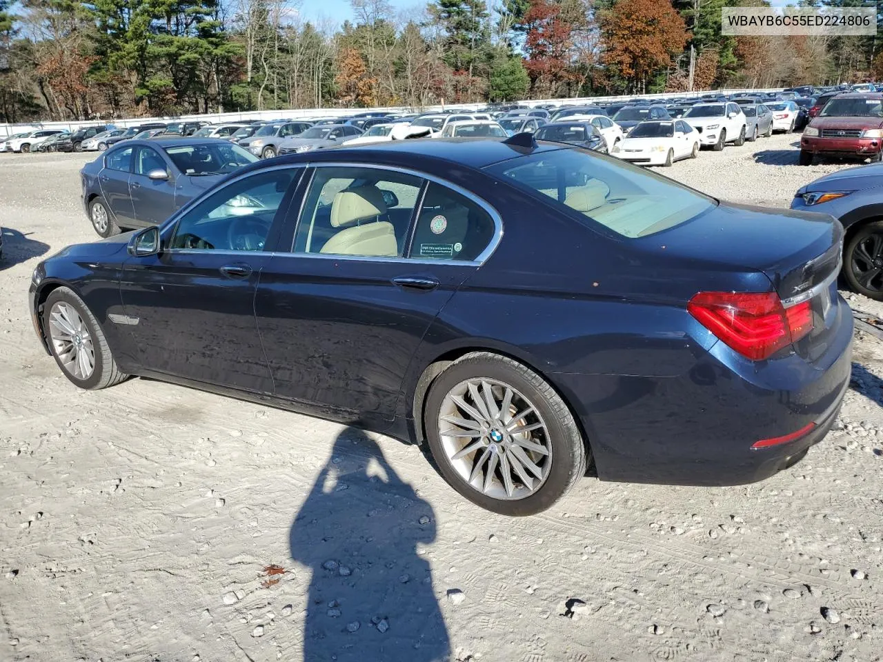 2014 BMW 750 Xi VIN: WBAYB6C55ED224806 Lot: 79200434