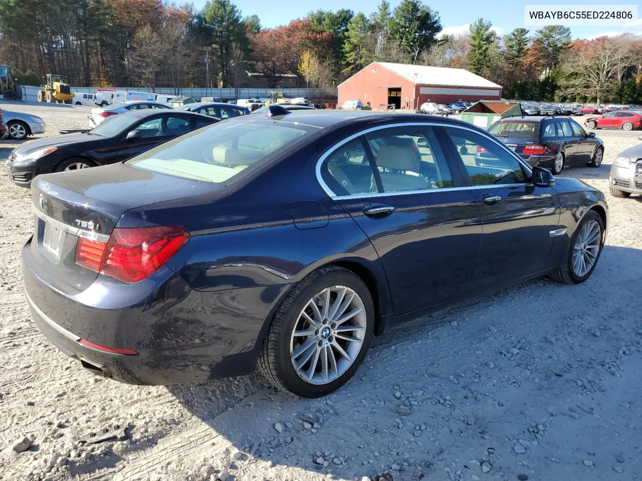 2014 BMW 750 Xi VIN: WBAYB6C55ED224806 Lot: 79200434