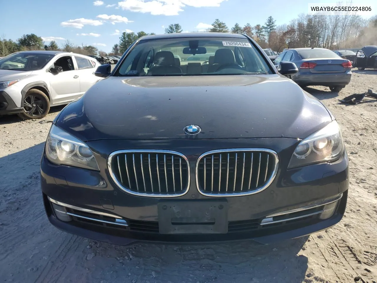 2014 BMW 750 Xi VIN: WBAYB6C55ED224806 Lot: 79200434