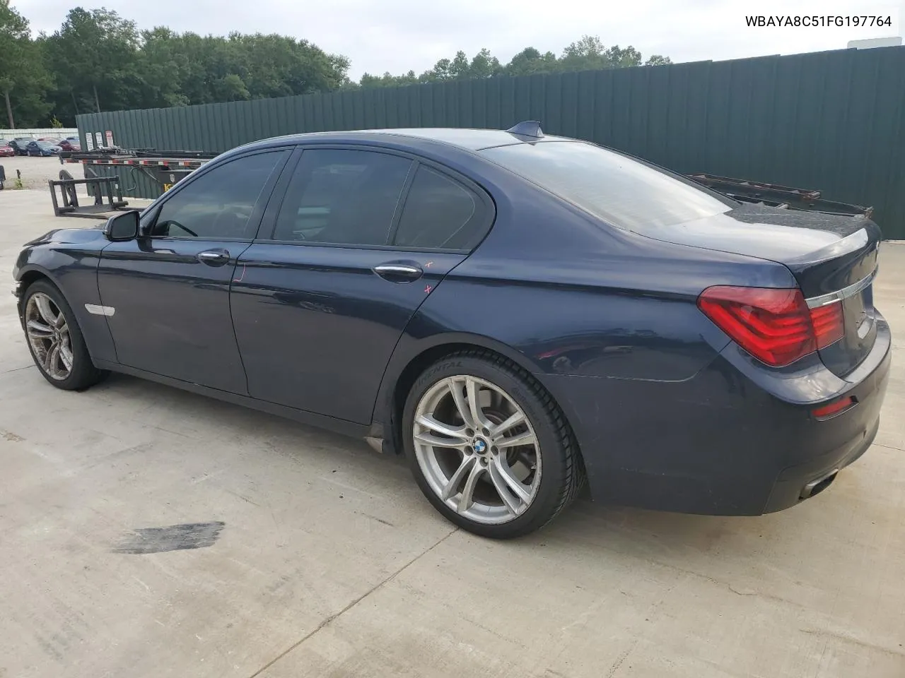 2015 BMW 750 I VIN: WBAYA8C51FG197764 Lot: 67095554