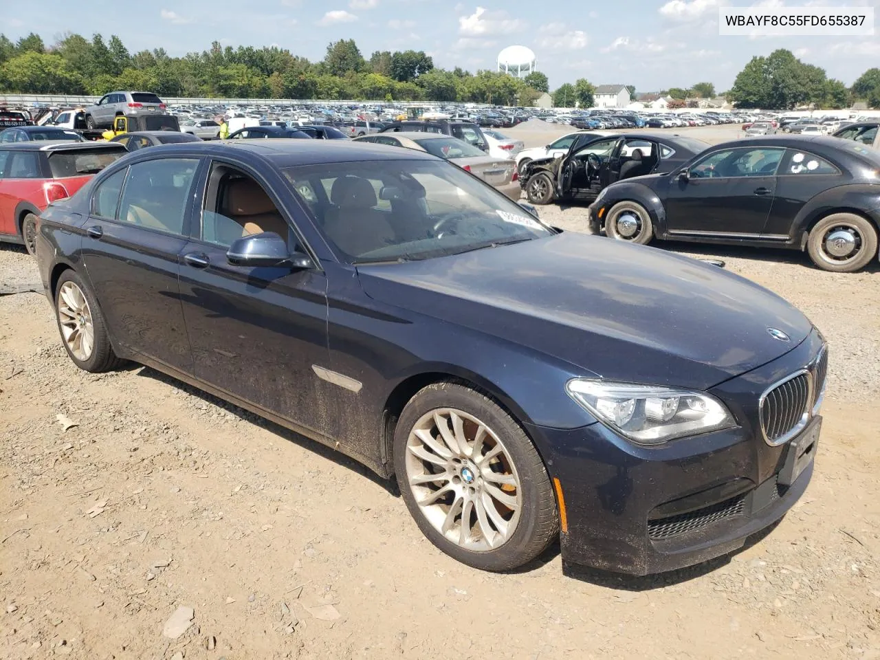 2015 BMW 750 Lxi VIN: WBAYF8C55FD655387 Lot: 68634384