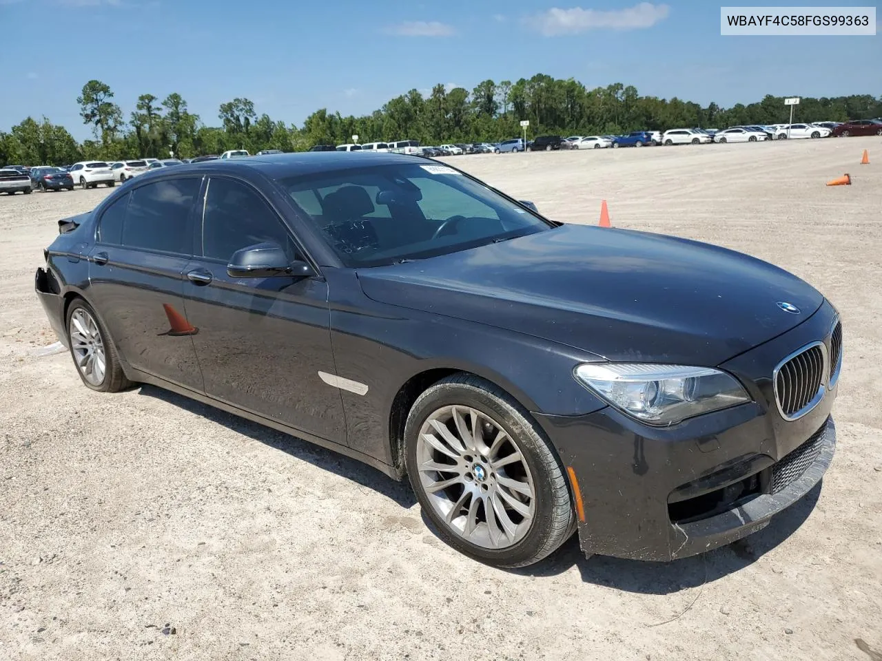 2015 BMW 740 Lxi VIN: WBAYF4C58FGS99363 Lot: 69837154