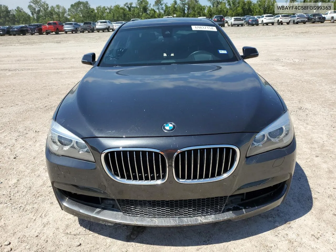 2015 BMW 740 Lxi VIN: WBAYF4C58FGS99363 Lot: 69837154