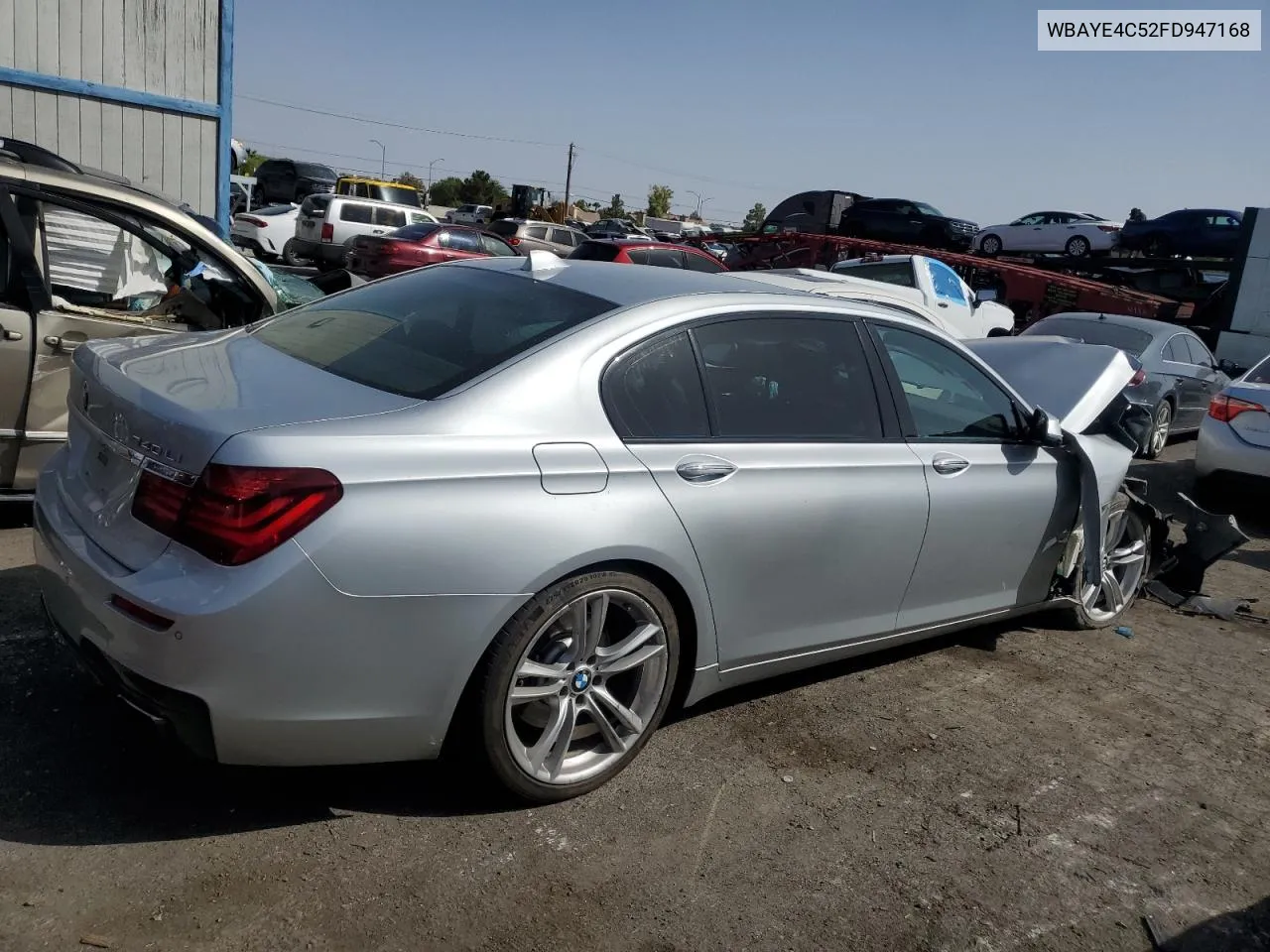 2015 BMW 740 Li VIN: WBAYE4C52FD947168 Lot: 71287564