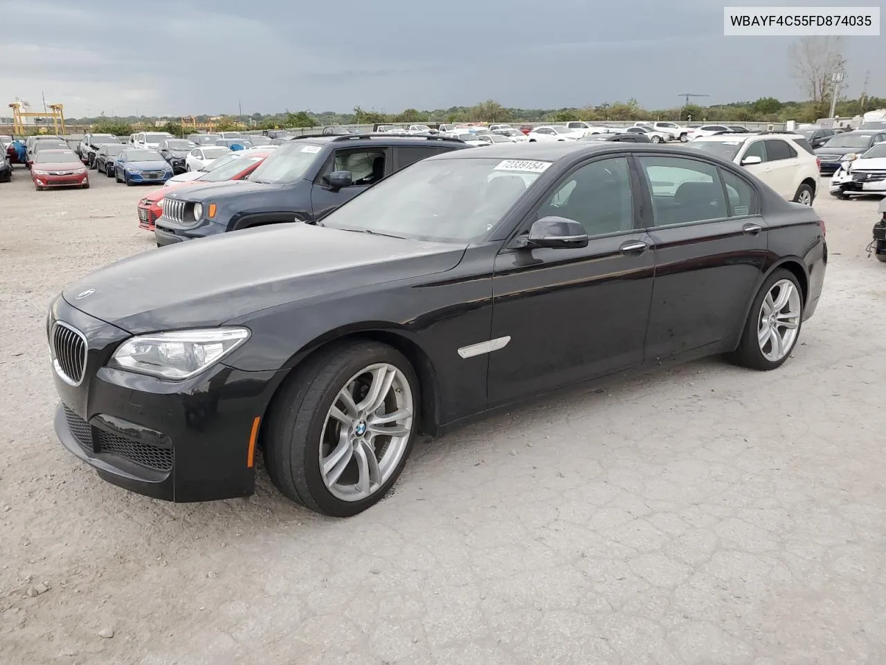 2015 BMW 740 Lxi VIN: WBAYF4C55FD874035 Lot: 72339154