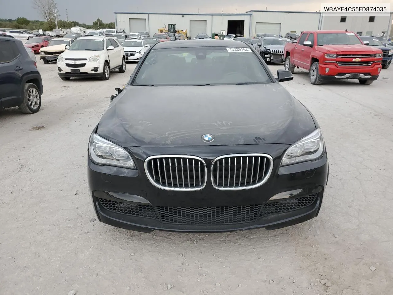 2015 BMW 740 Lxi VIN: WBAYF4C55FD874035 Lot: 72339154