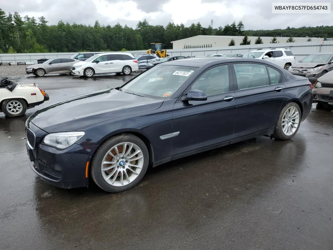 2015 BMW 750 Lxi VIN: WBAYF8C57FD654743 Lot: 74207584