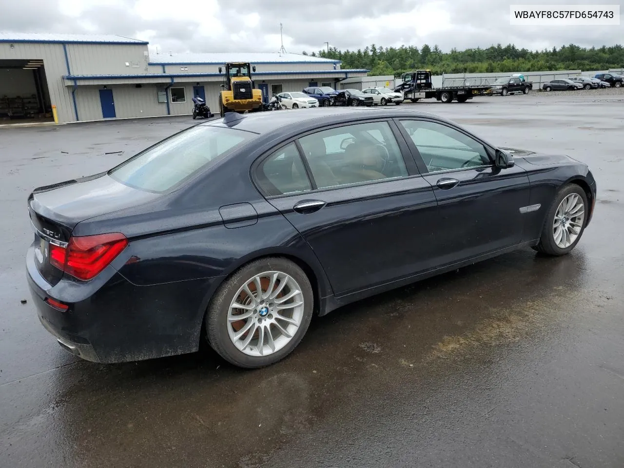 2015 BMW 750 Lxi VIN: WBAYF8C57FD654743 Lot: 74207584