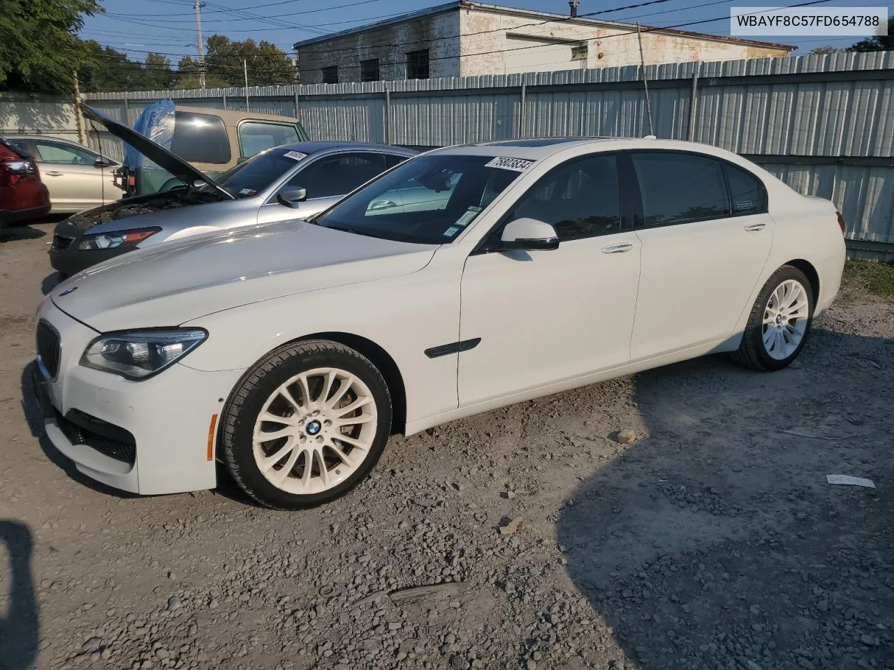 2015 BMW 750 Lxi VIN: WBAYF8C57FD654788 Lot: 75803834