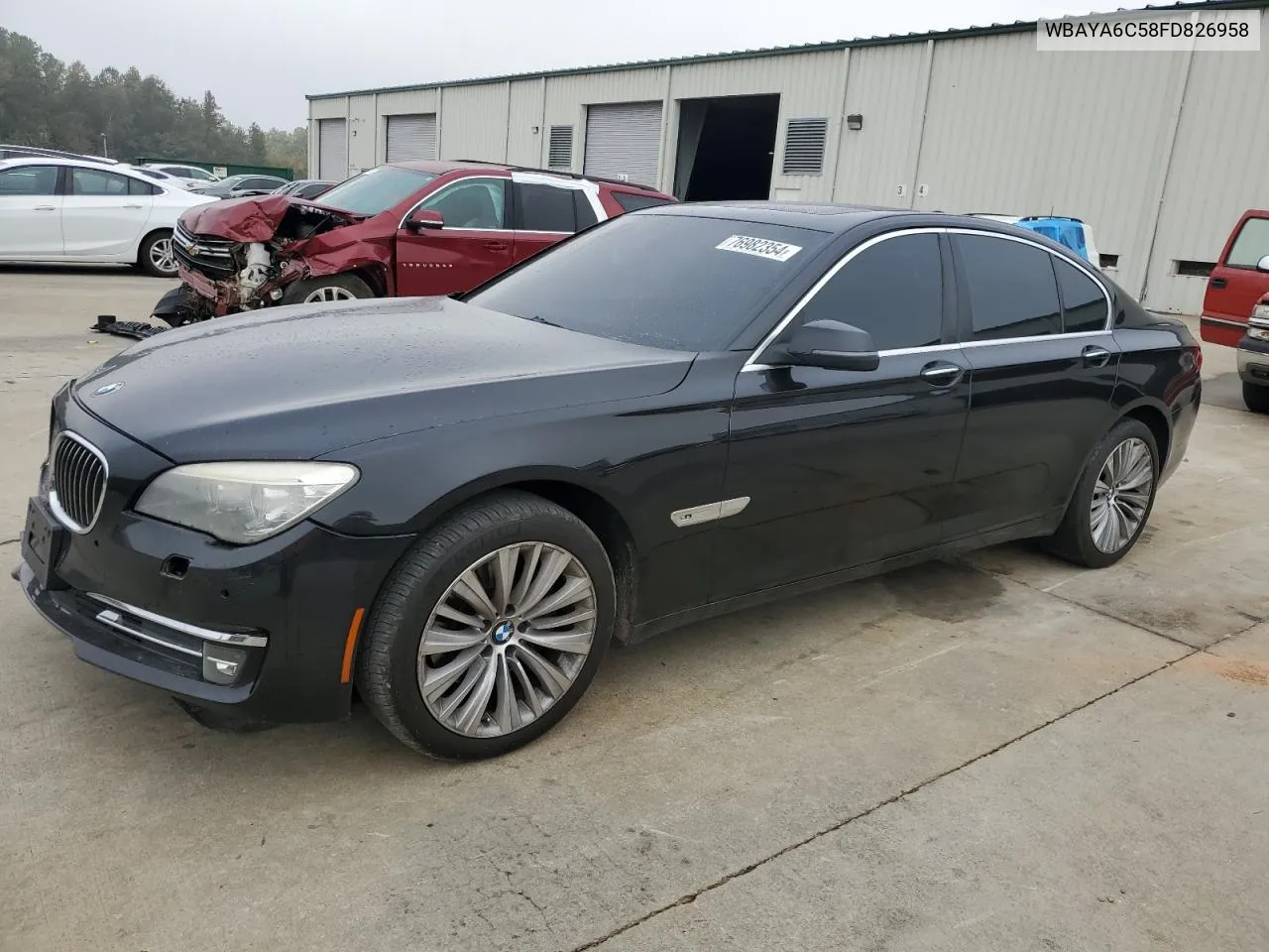 2015 BMW 740 I VIN: WBAYA6C58FD826958 Lot: 76982354