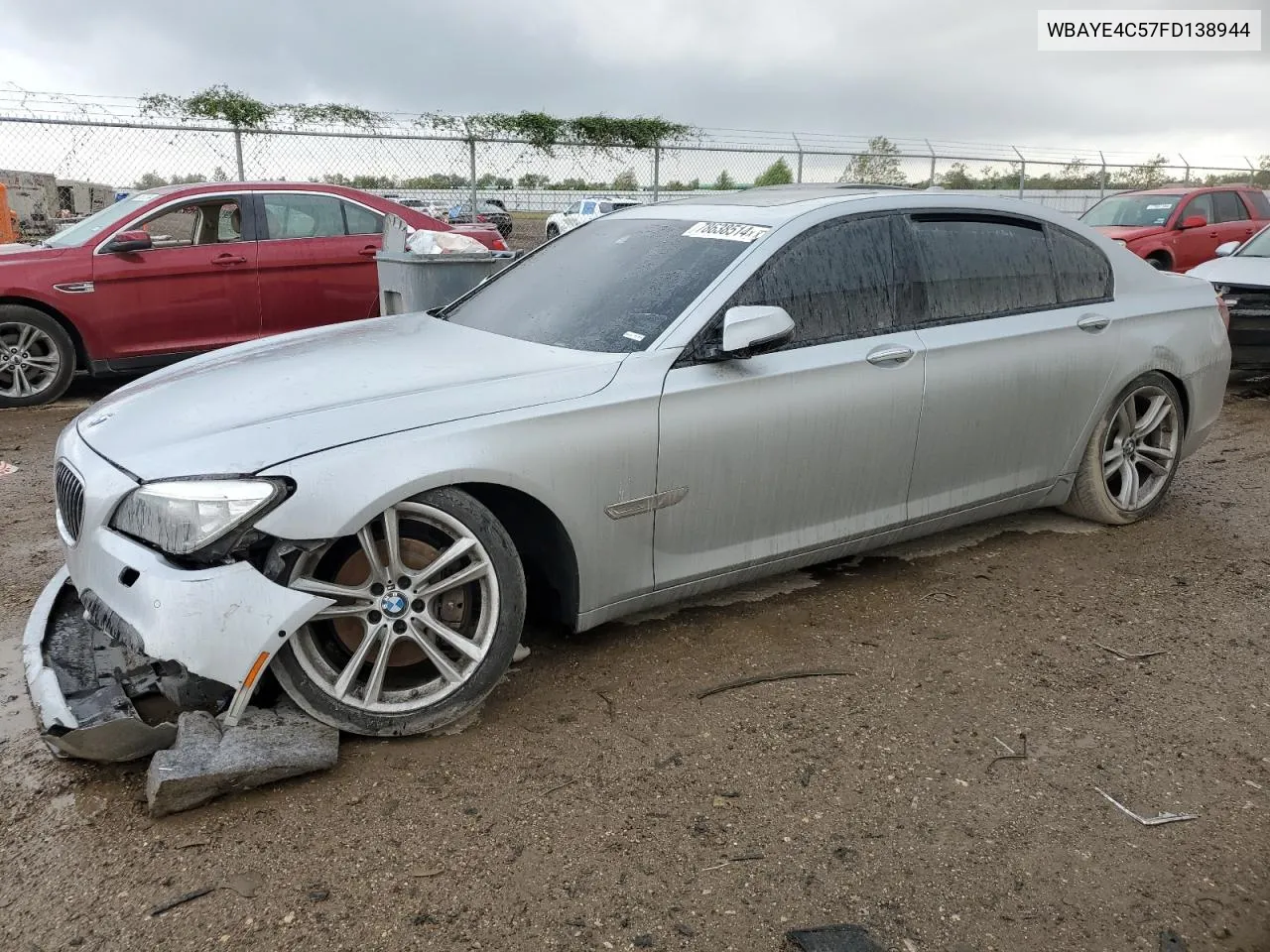 2015 BMW 740 Li VIN: WBAYE4C57FD138944 Lot: 78638514