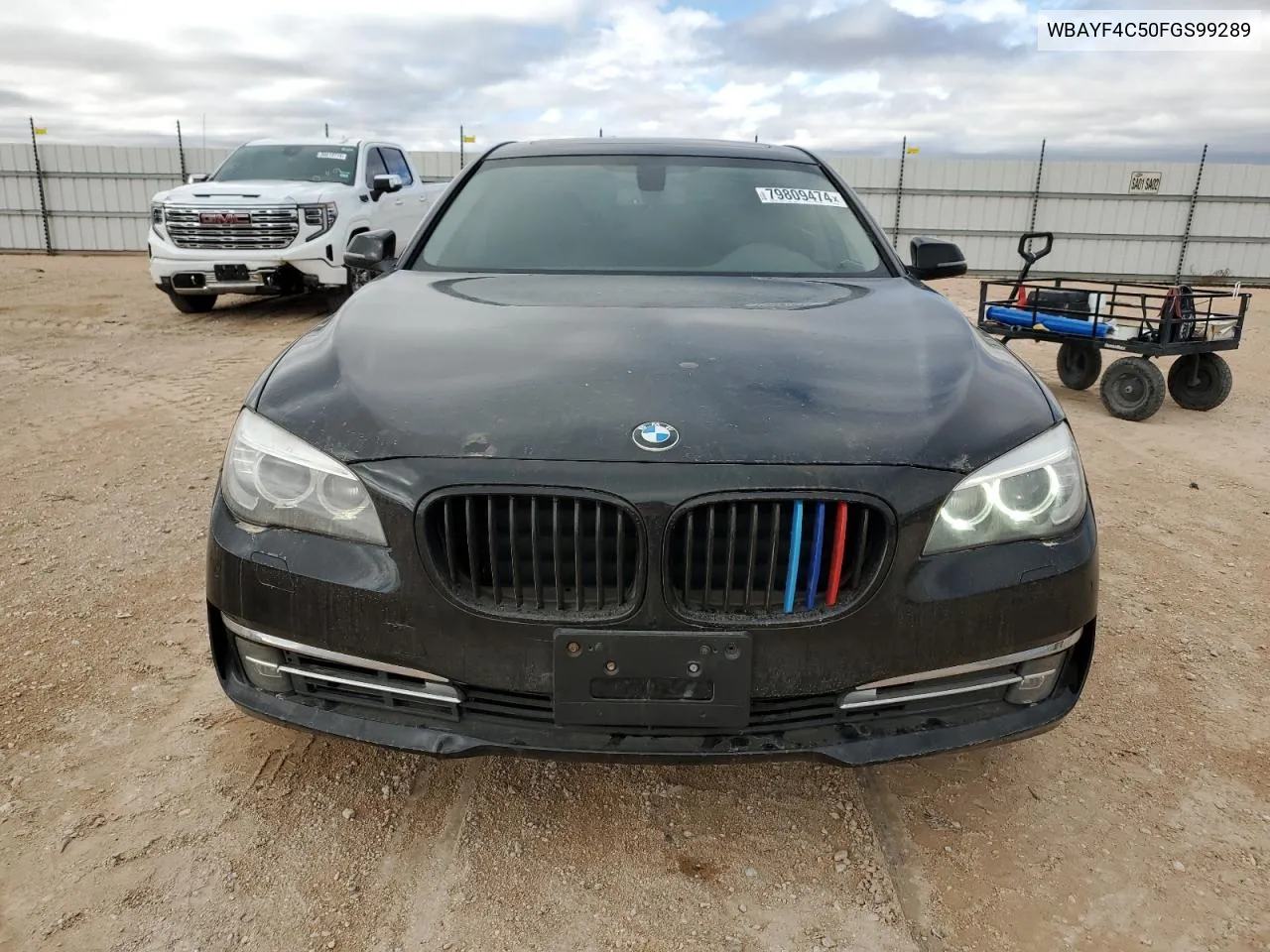 2015 BMW 740 Lxi VIN: WBAYF4C50FGS99289 Lot: 79809474