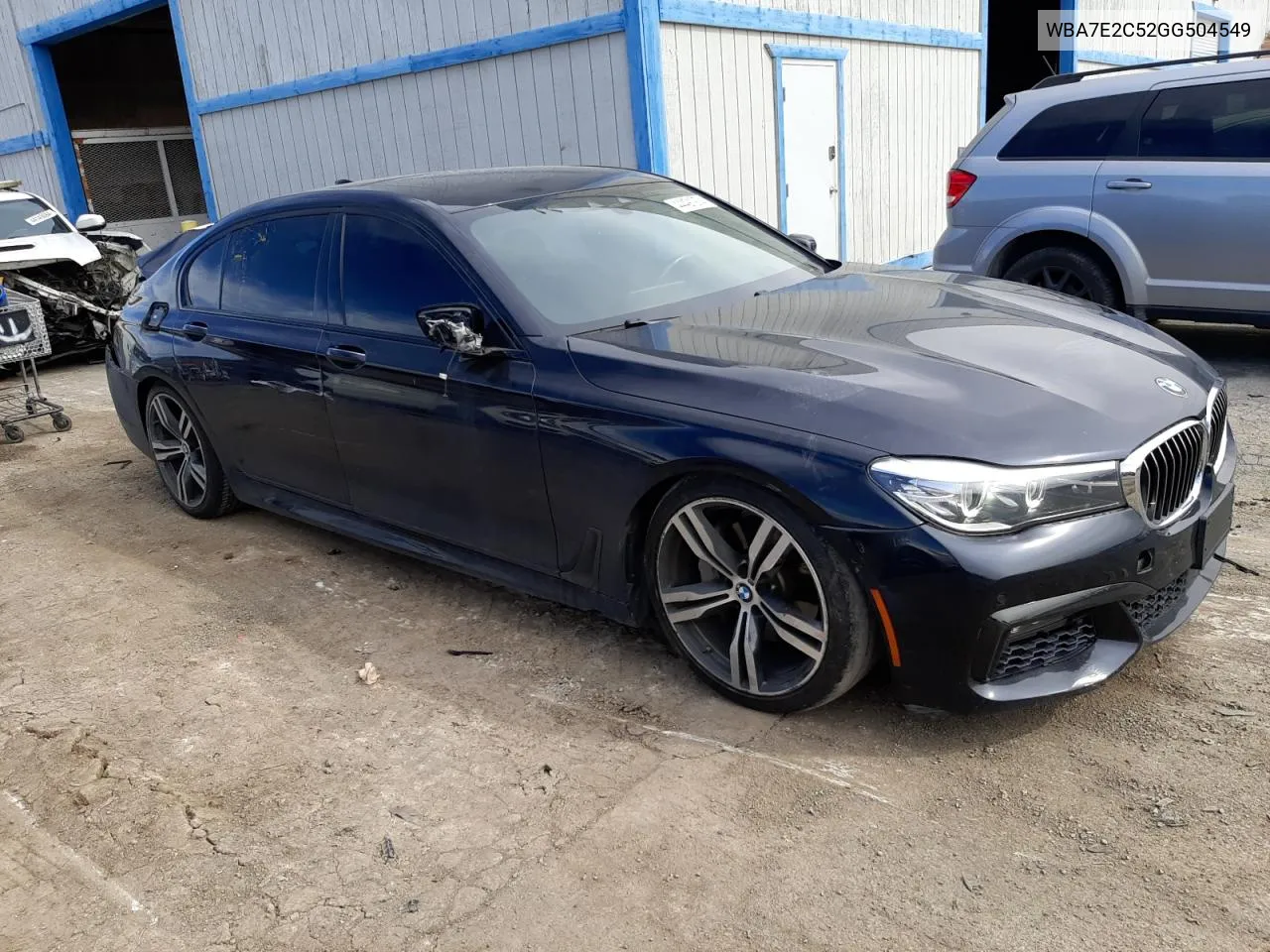 2016 BMW 740 I VIN: WBA7E2C52GG504549 Lot: 44491974