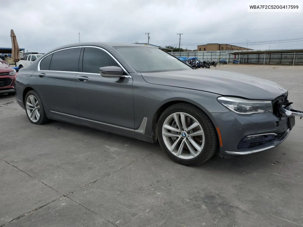 2016 BMW 750 Xi VIN: WBA7F2C52GG417599 Lot: 52090974