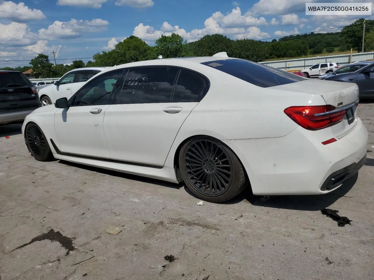 WBA7F2C50GG416256 2016 BMW 750 Xi