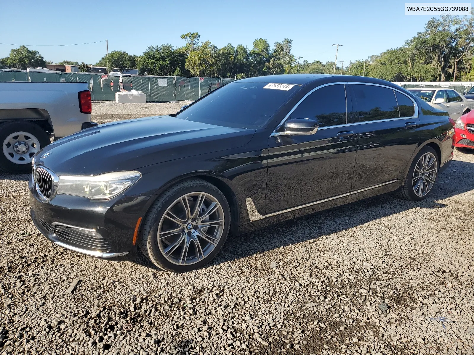 2016 BMW 740 I VIN: WBA7E2C55GG739088 Lot: 67087444