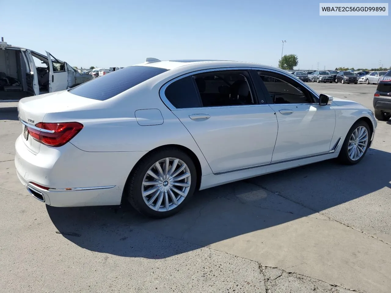 2016 BMW 740 I VIN: WBA7E2C56GGD99890 Lot: 68926714