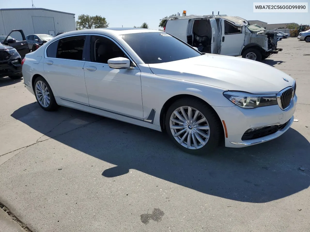 2016 BMW 740 I VIN: WBA7E2C56GGD99890 Lot: 68926714