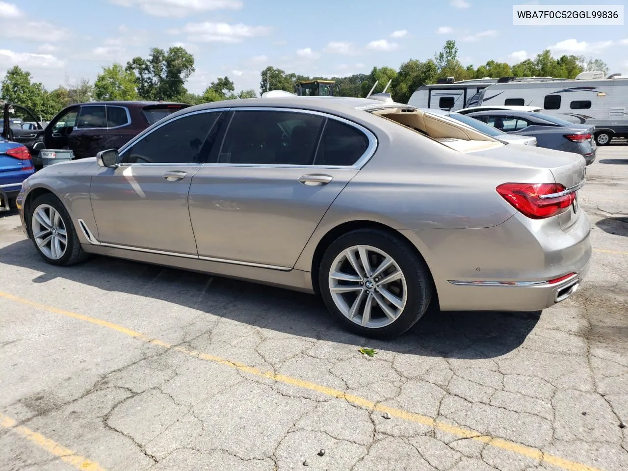 2016 BMW 750 I VIN: WBA7F0C52GGL99836 Lot: 69884304