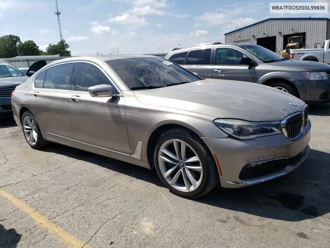 2016 BMW 750 I VIN: WBA7F0C52GGL99836 Lot: 69884304