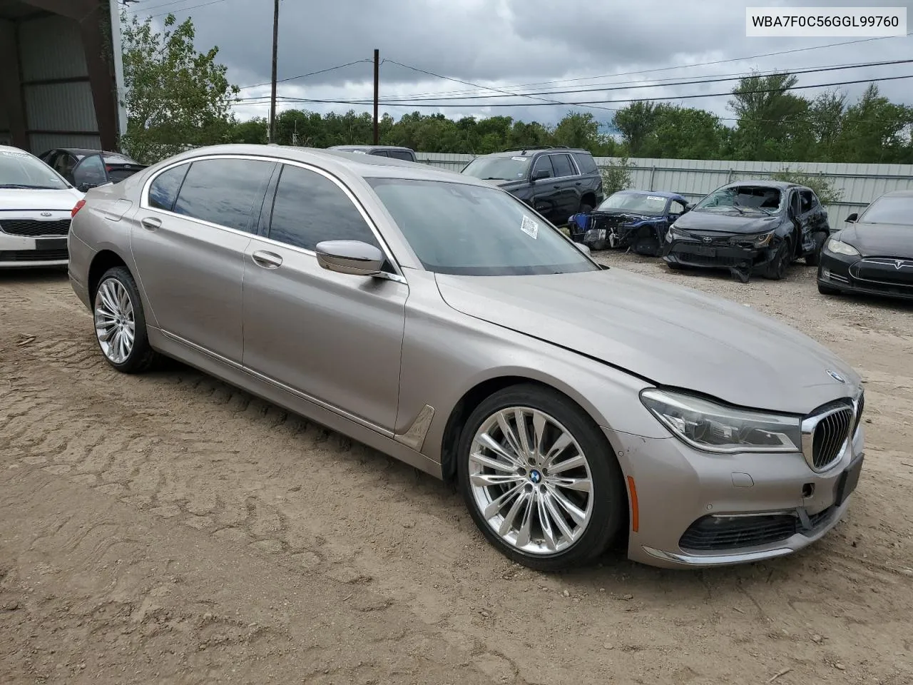 2016 BMW 750 I VIN: WBA7F0C56GGL99760 Lot: 70327864