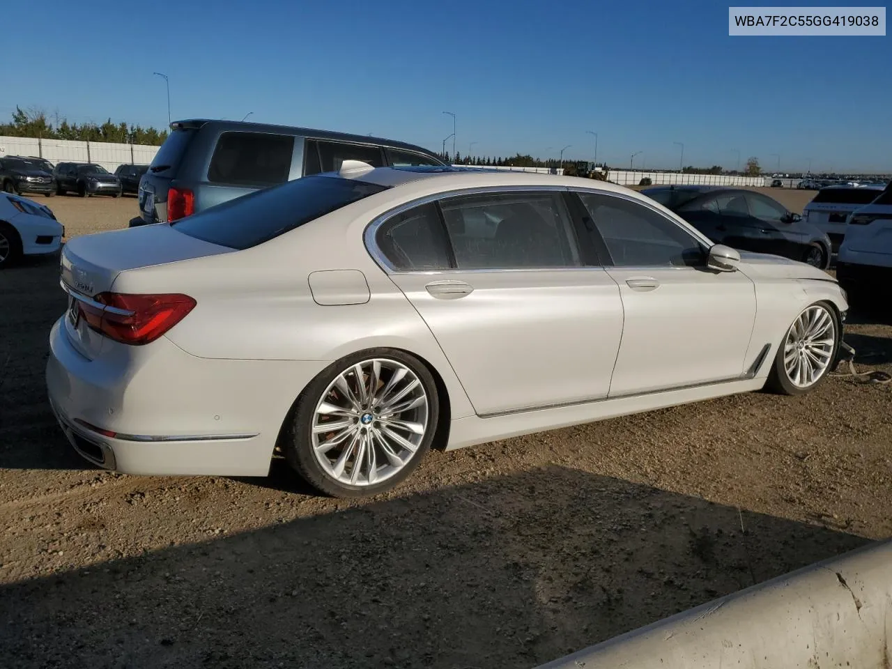 2016 BMW 750 Xi VIN: WBA7F2C55GG419038 Lot: 72240744