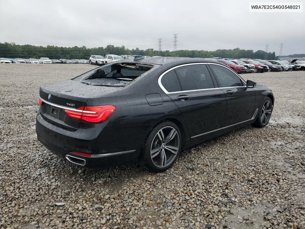 2016 BMW 740 I VIN: WBA7E2C54GG548021 Lot: 72811034