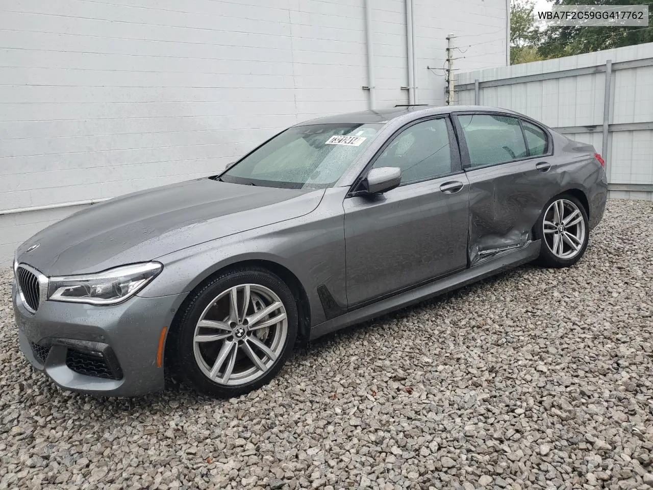 2016 BMW 750 Xi VIN: WBA7F2C59GG417762 Lot: 73212414