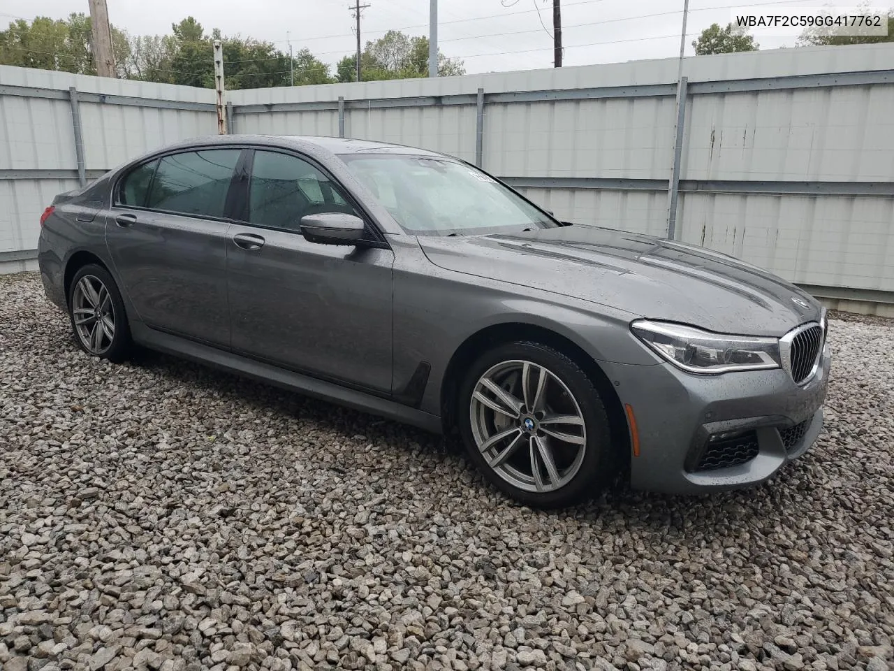 2016 BMW 750 Xi VIN: WBA7F2C59GG417762 Lot: 73212414