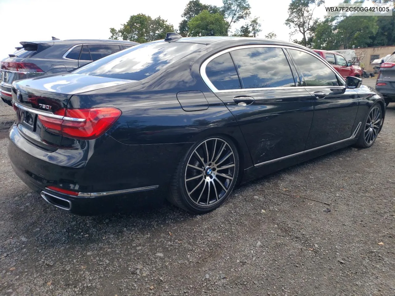 2016 BMW 750 Xi VIN: WBA7F2C50GG421005 Lot: 73704114